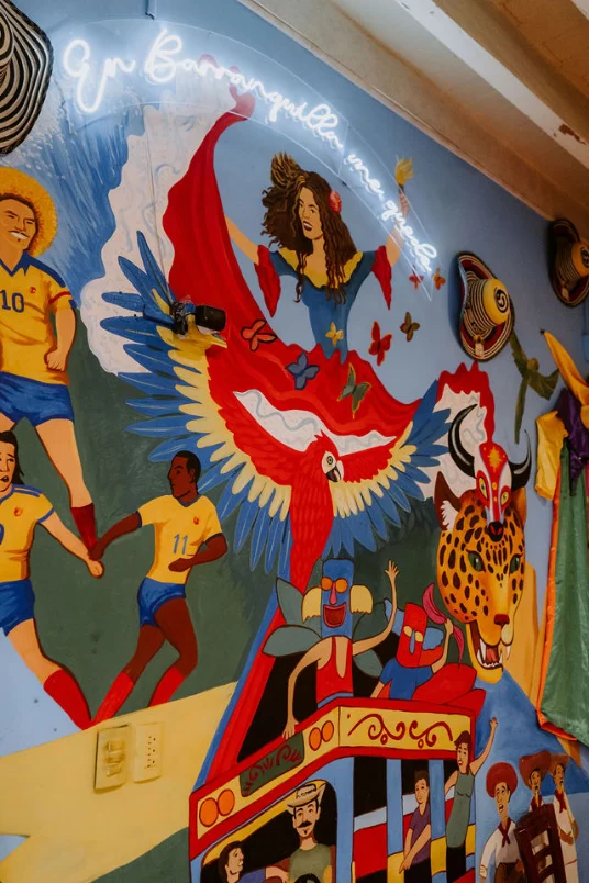 Mural de Barranquilla, tierra del carnaval