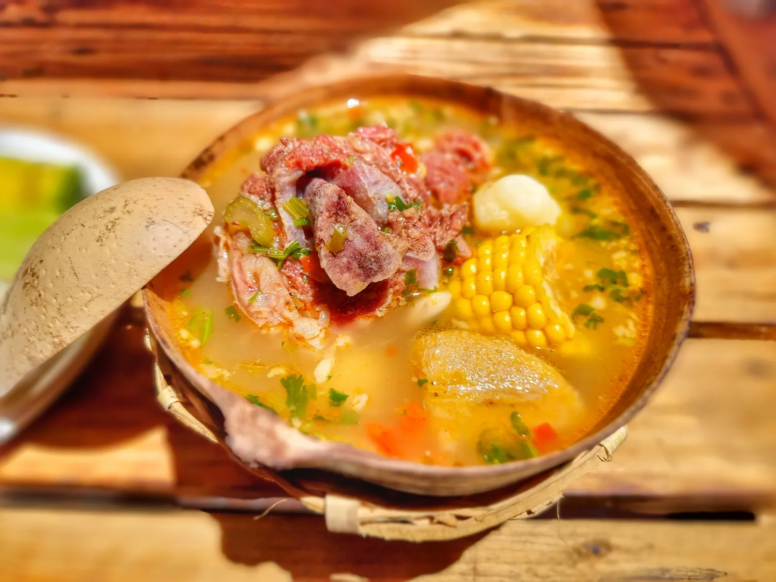 Sancocho tradicional colombiano